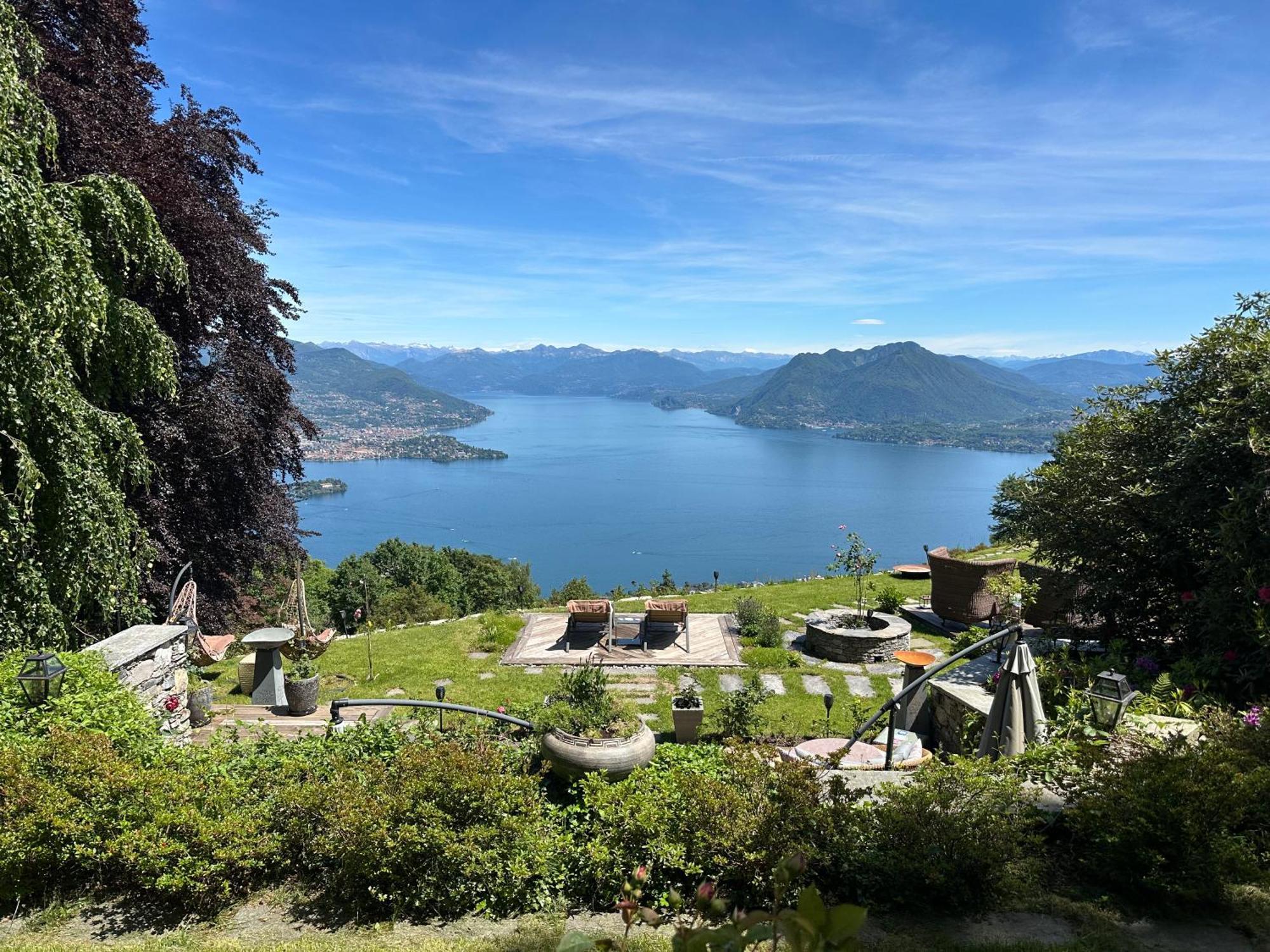 Private Luxury Spa & Silence Retreat With Spectacular View Over The Lake Maggiore Стреза Екстериор снимка